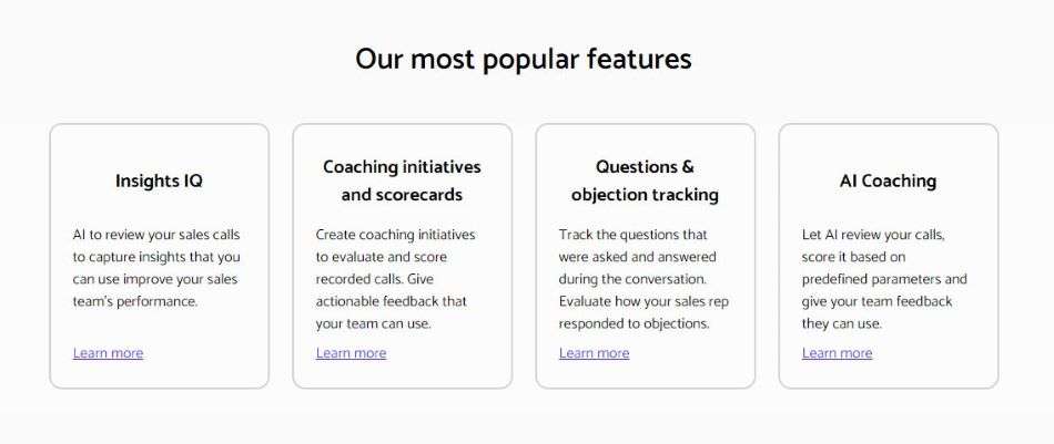 Popular Features