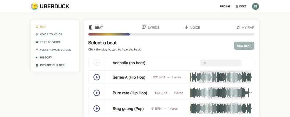 Beat Selection