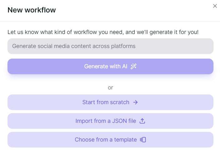 AI-Generated Workflows