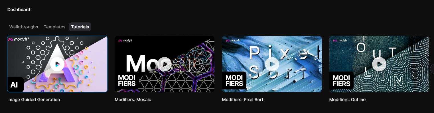 Tutorials list