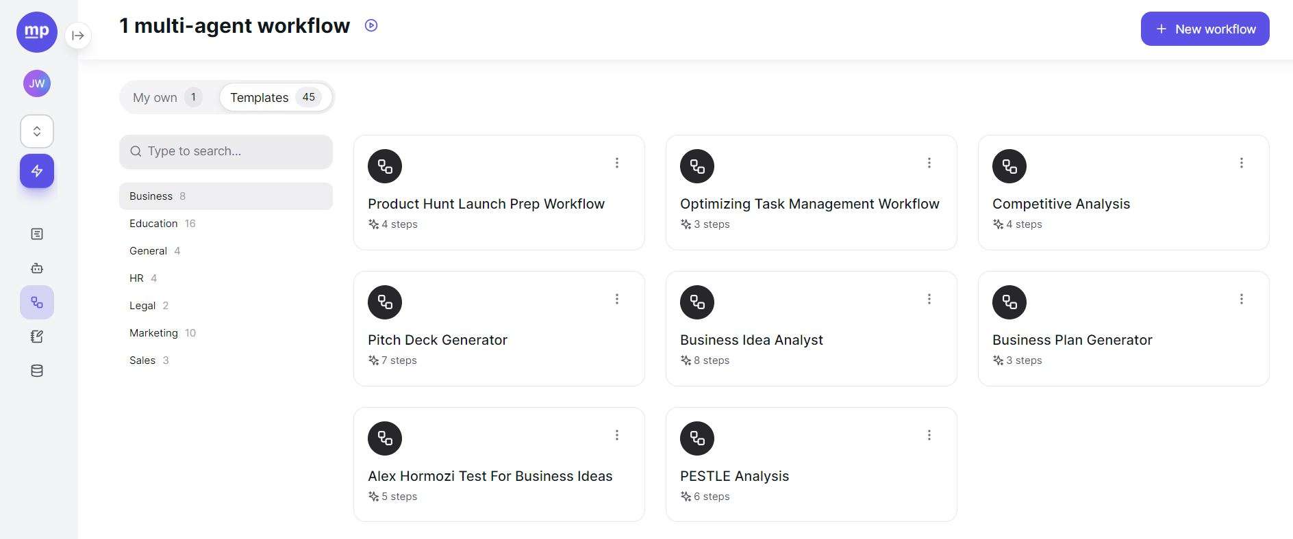 Workflows Library