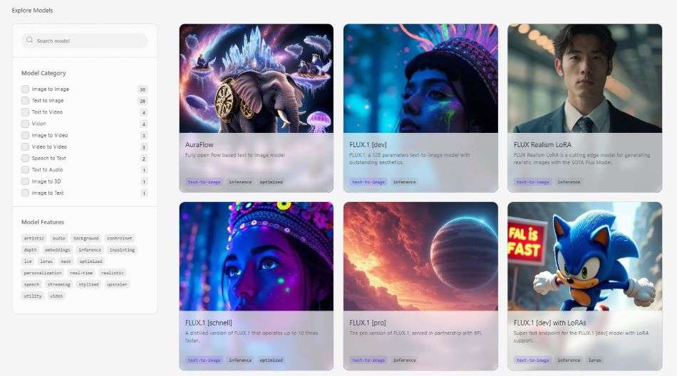 AI models selection