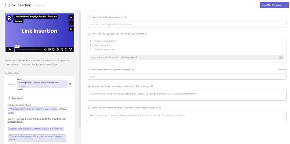Campaign-setup