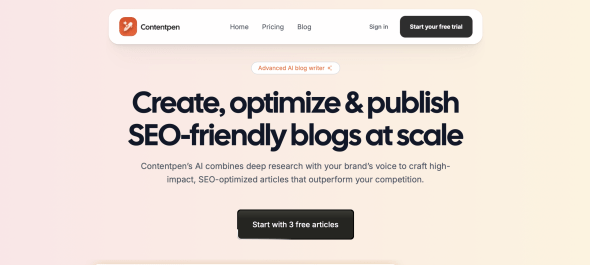Homepage Contentpen