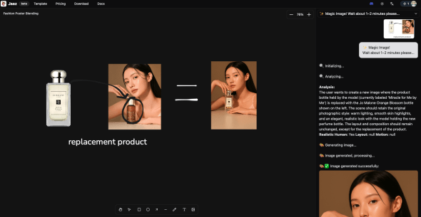 Jaaz AI Magic Canva