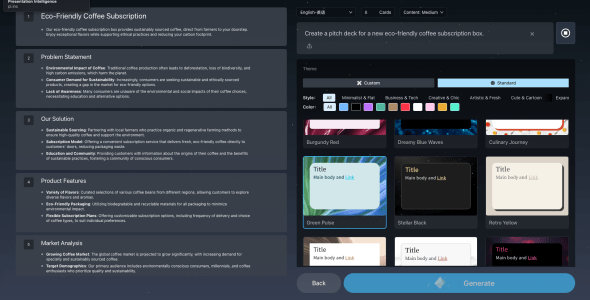 Presentation Intelligence Generator