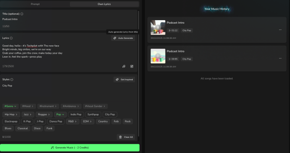 AI Music Generator
