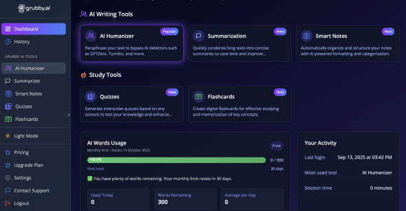 Grubby AI Dashboard
