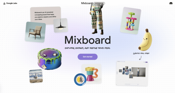 Mixboard Homepage