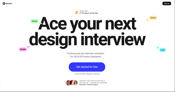Mockin AI Homepage