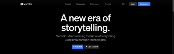 Morphic AI Homepage