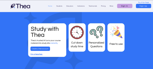 Thea Study Homepage