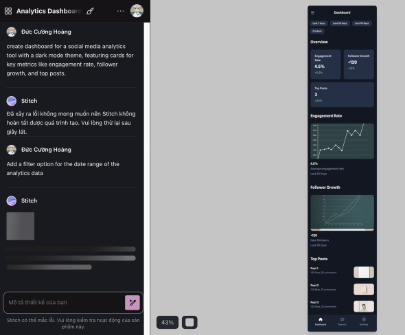 UI Design From Stitch