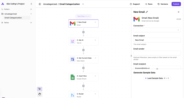 Workflow Automation Activepieces