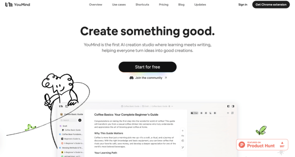YouMind Homepage