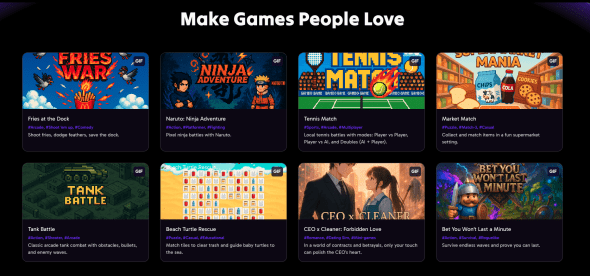 AI Game Gallery