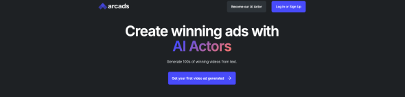 Arcads Homepage
