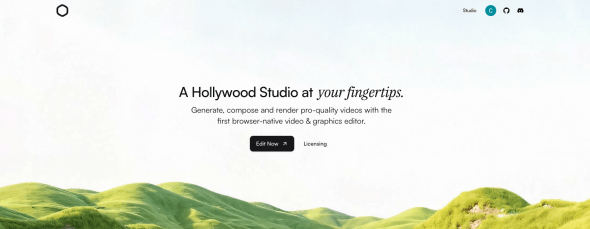 Diffusion Studio Homepage