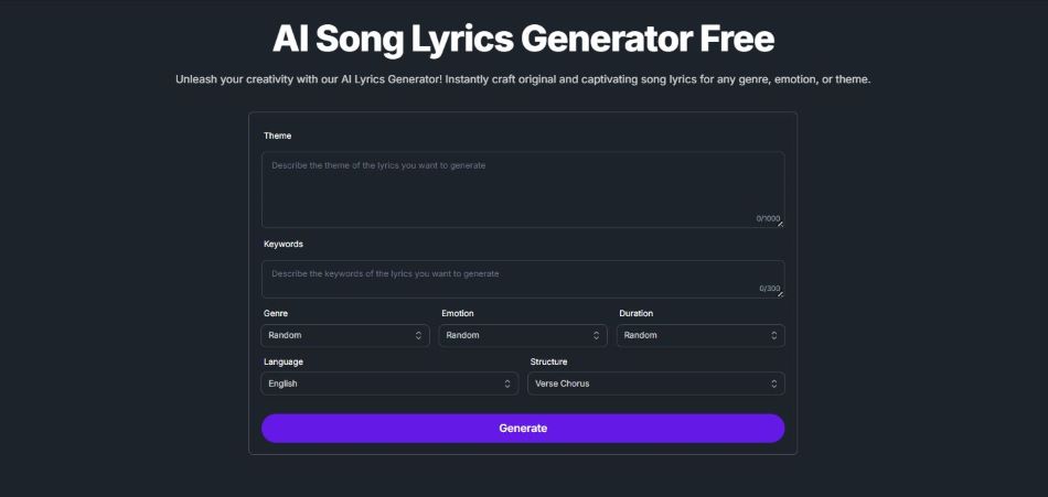 Lyrics Generator