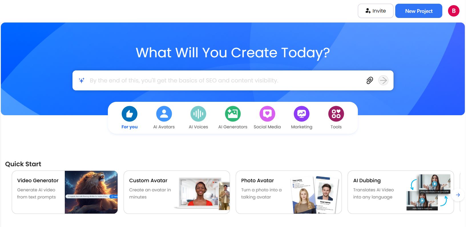 Dashboard AI Studios