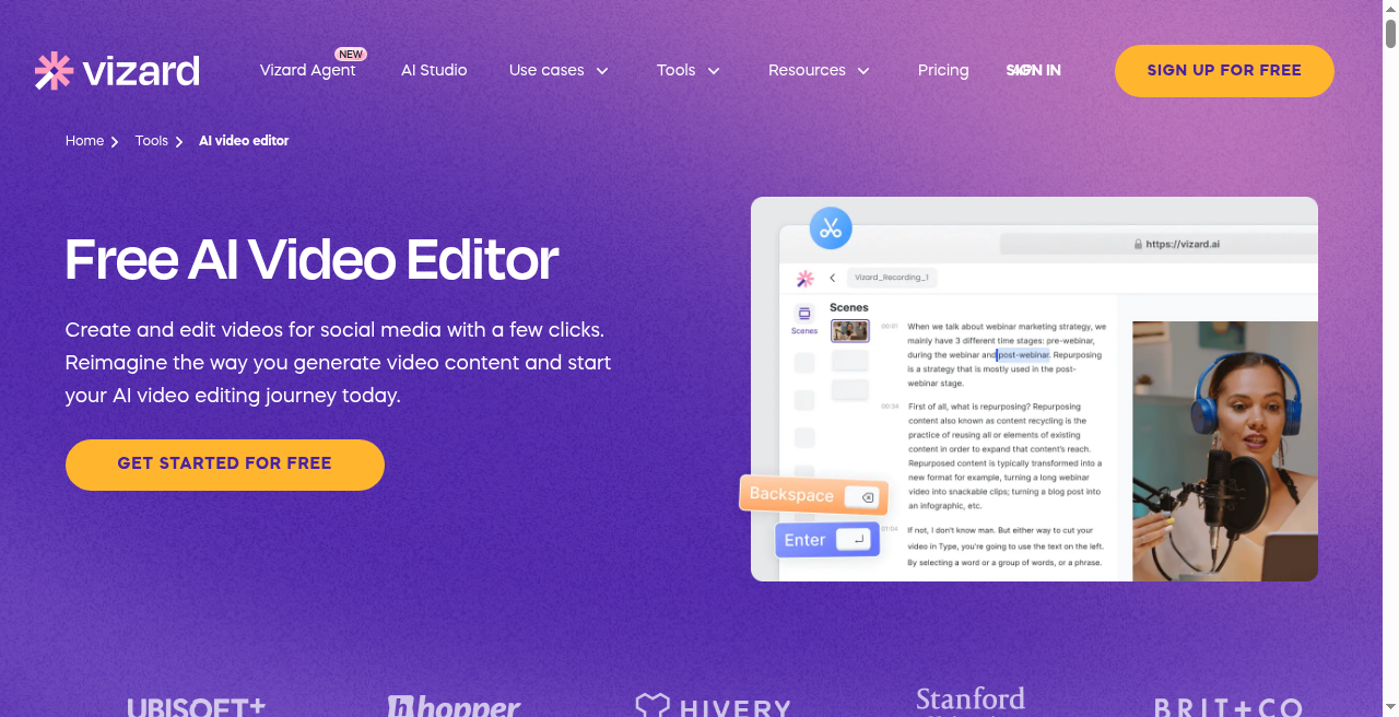 Schedule / publish calendar — Ready clips queued to TikTok, Reels, Shorts, or LinkedIn with titles and captions attached.