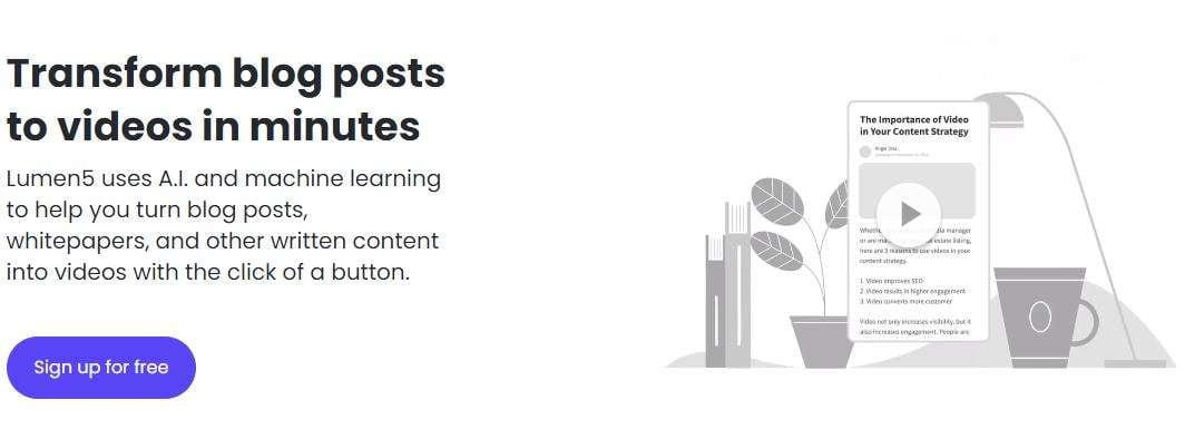Blog to Video Page