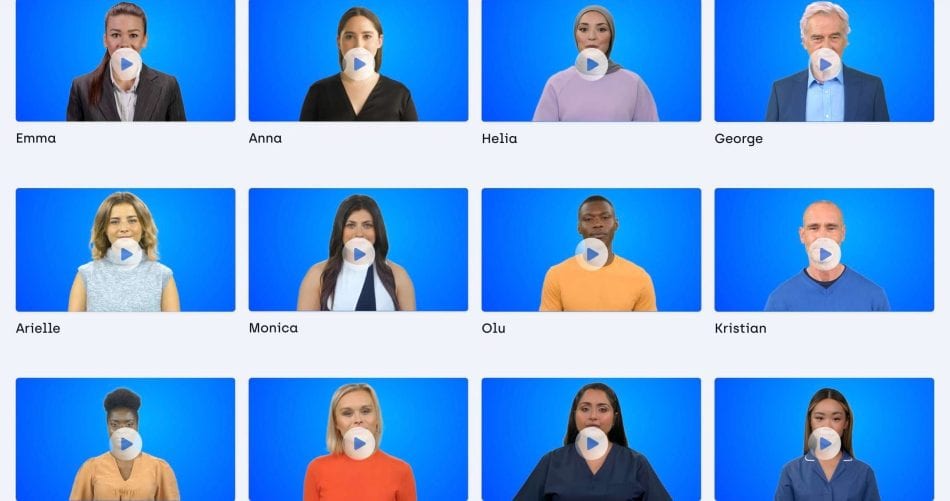 Variety of avatars