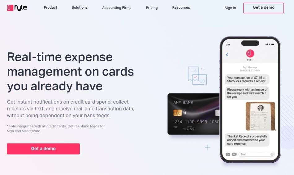 Fyle Homepage