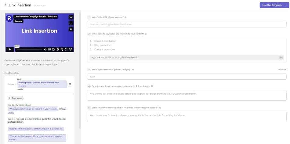 Campaign-setup