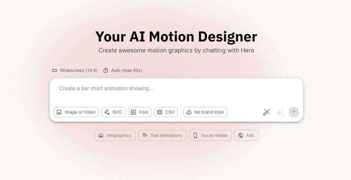 Hera AI Motion Designer