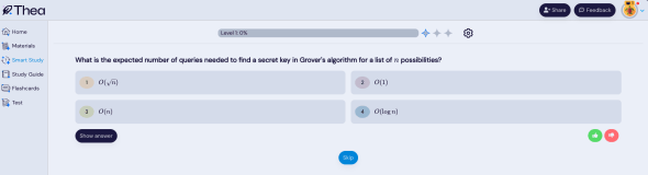 Personalized Learning Questions