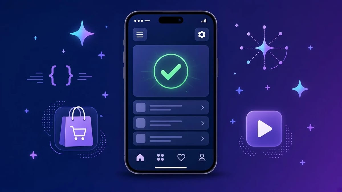 AI-built app approved on the App Store and Google Play