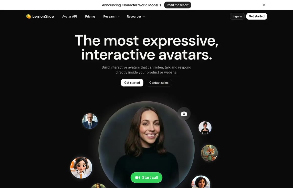 LemonSlice: the most expressive, interactive avatars