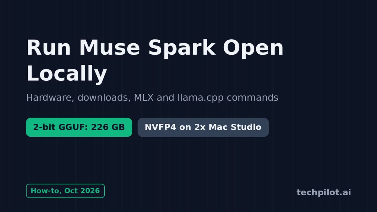 How to run Muse Spark Open locally