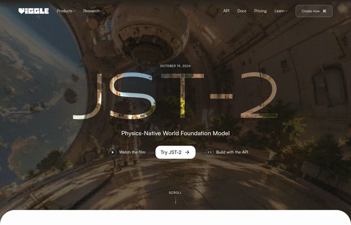 Introducing Viggle JST-2, a physics-native world foundation model