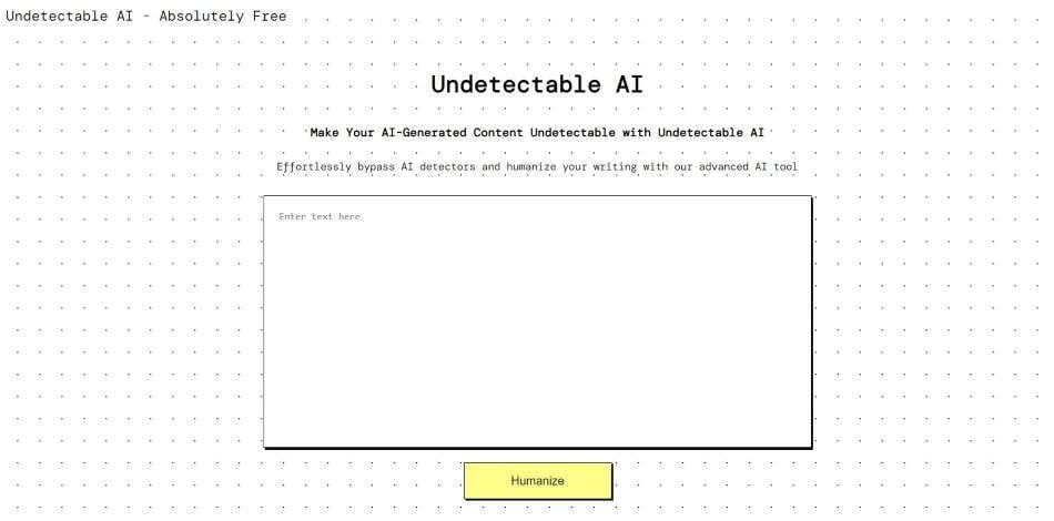 Undetectable AI screenshot #1
