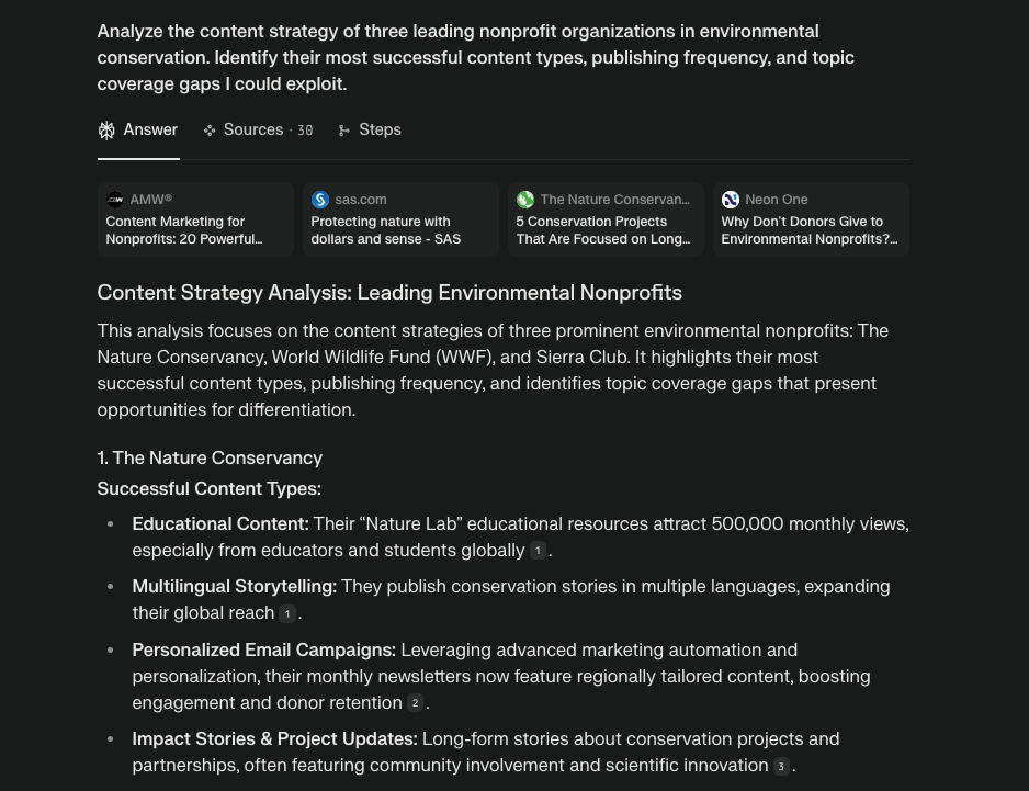 Prompt for competitor analysis