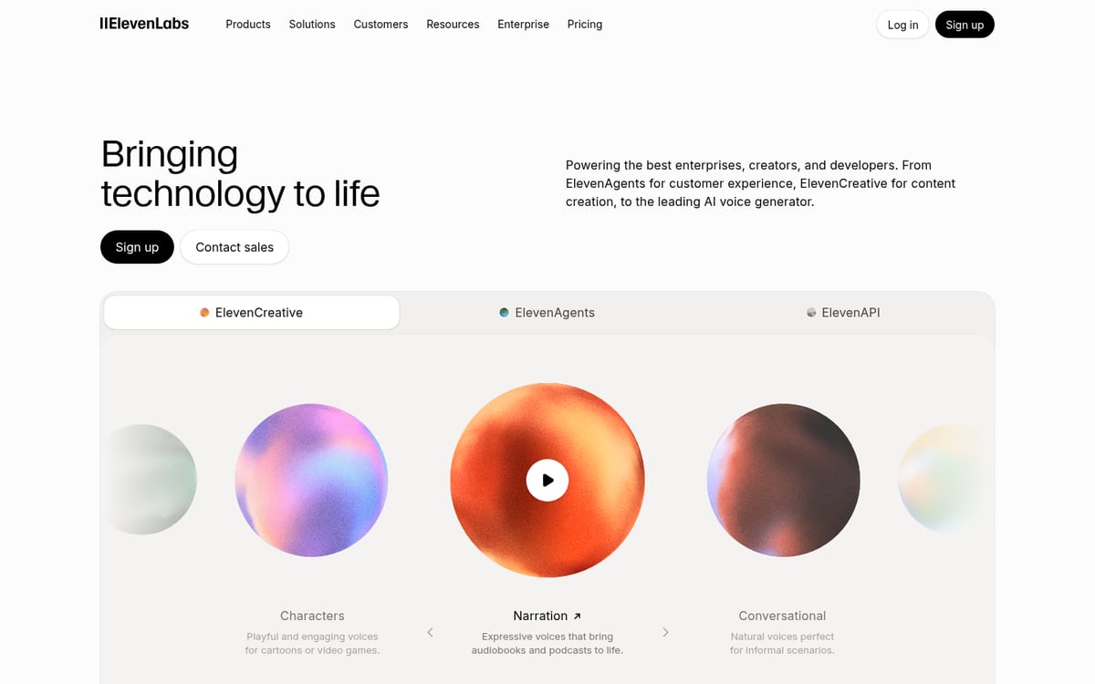 ElevenLabs screenshot #1