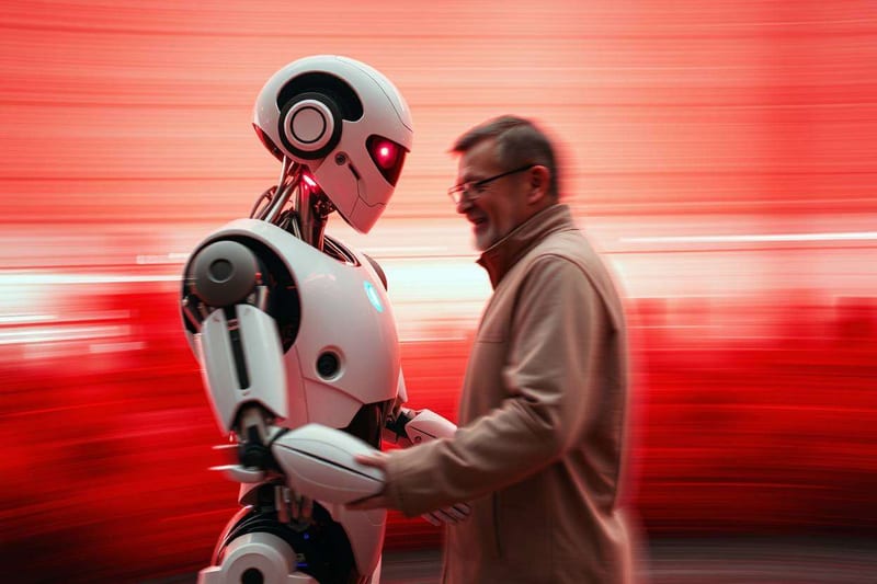 Humanoid-Robot-Helping-Adult